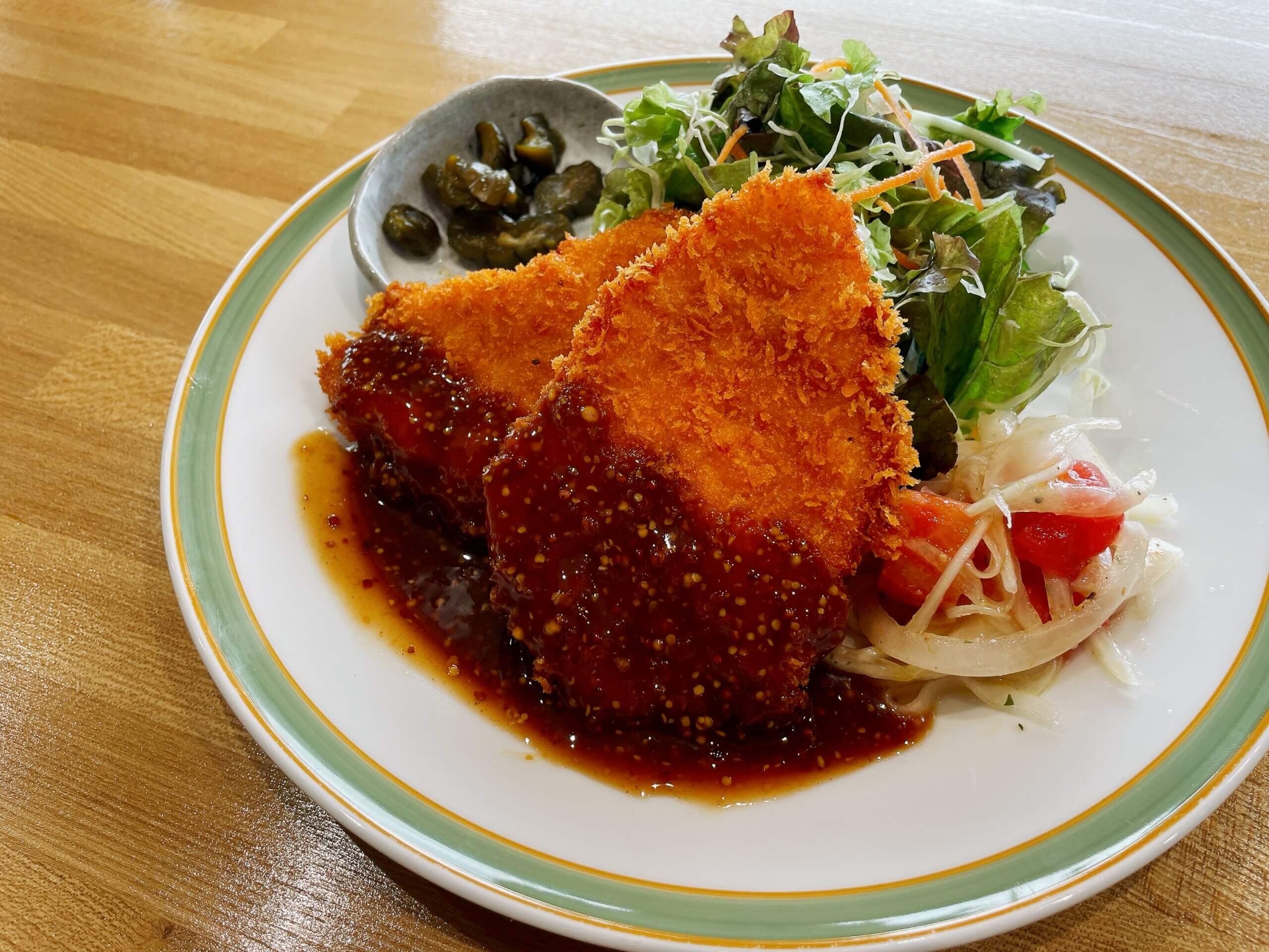 福味鶏のチキンカツ<br />
〜粒マスタードソース〜