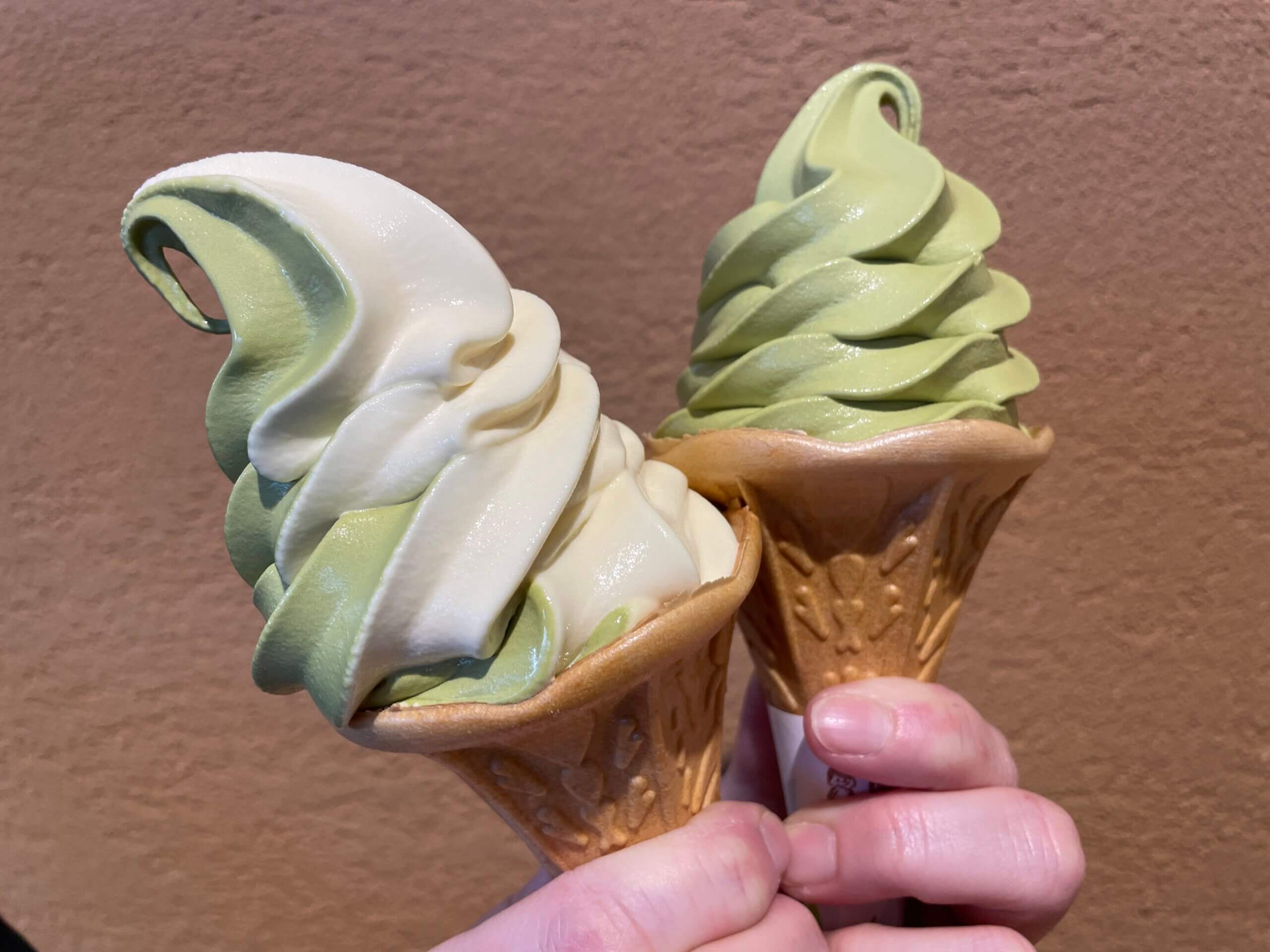 ソフトクリーム<br />
抹茶<br />
抹茶＆バニラ