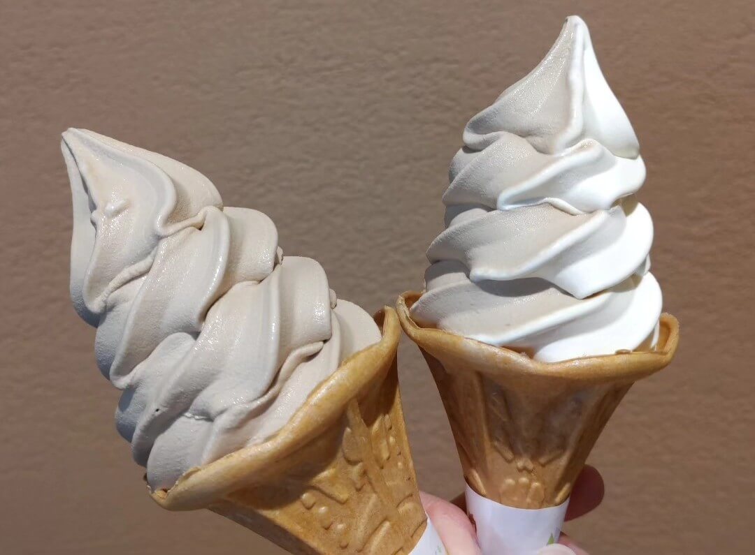 ソフトクリーム<br />
里わコーヒー<br />
里わコーヒー＆バニラ